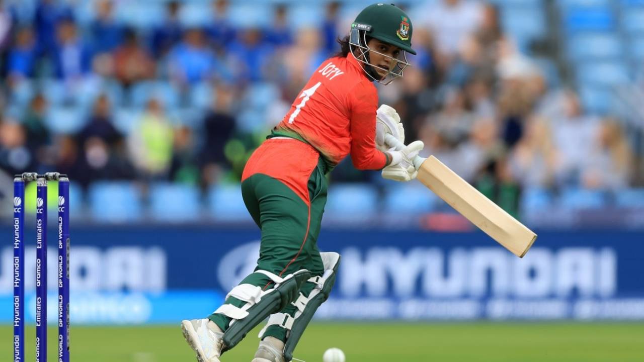 Nigar Sultana ground her way after early wickets, Australia vs Bangladesh, Women's T20 World Cup, Headingley, June 17, 2026