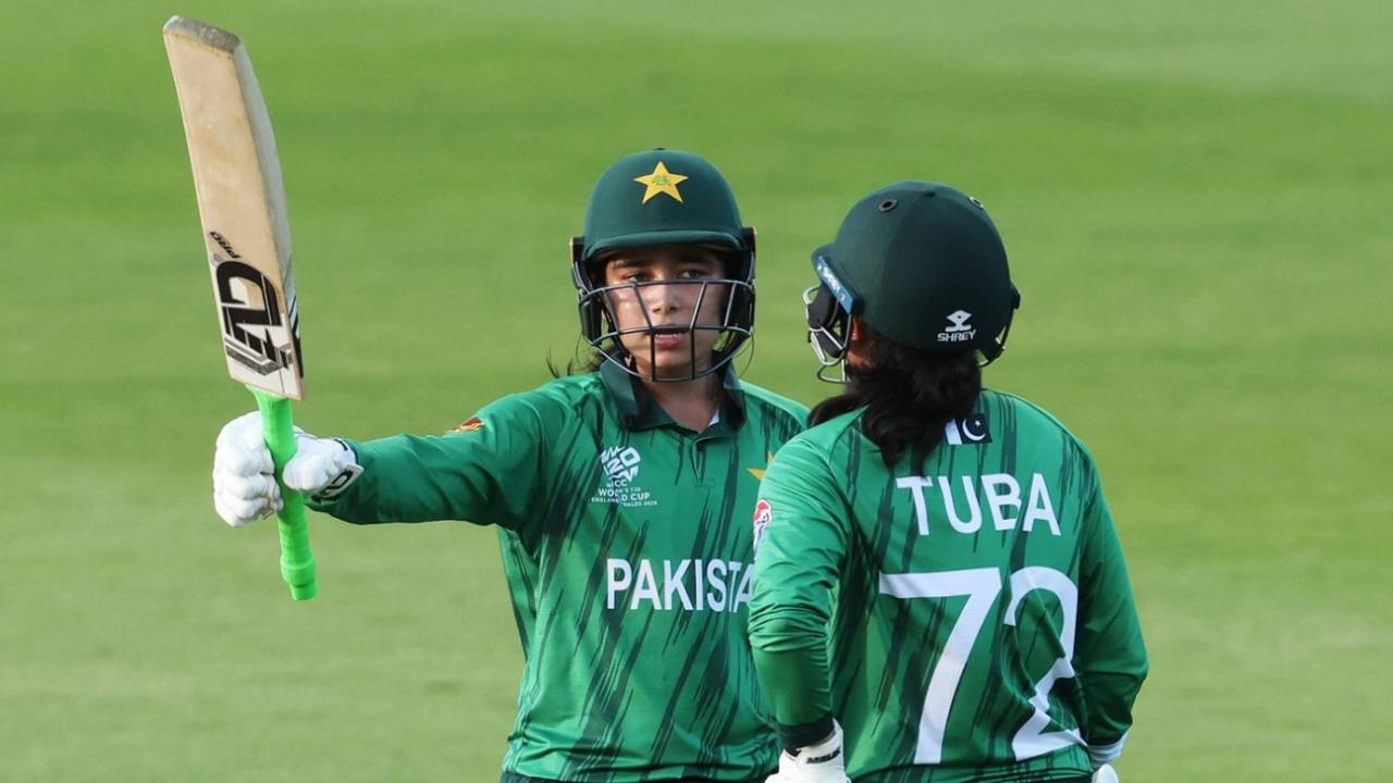 Fatima Sana and Tuba Hassan added 71 for the ninth wicket, Pakistan vs South Africa, Women's T20 World Cup 2026, Birmingham, June 17, 2026