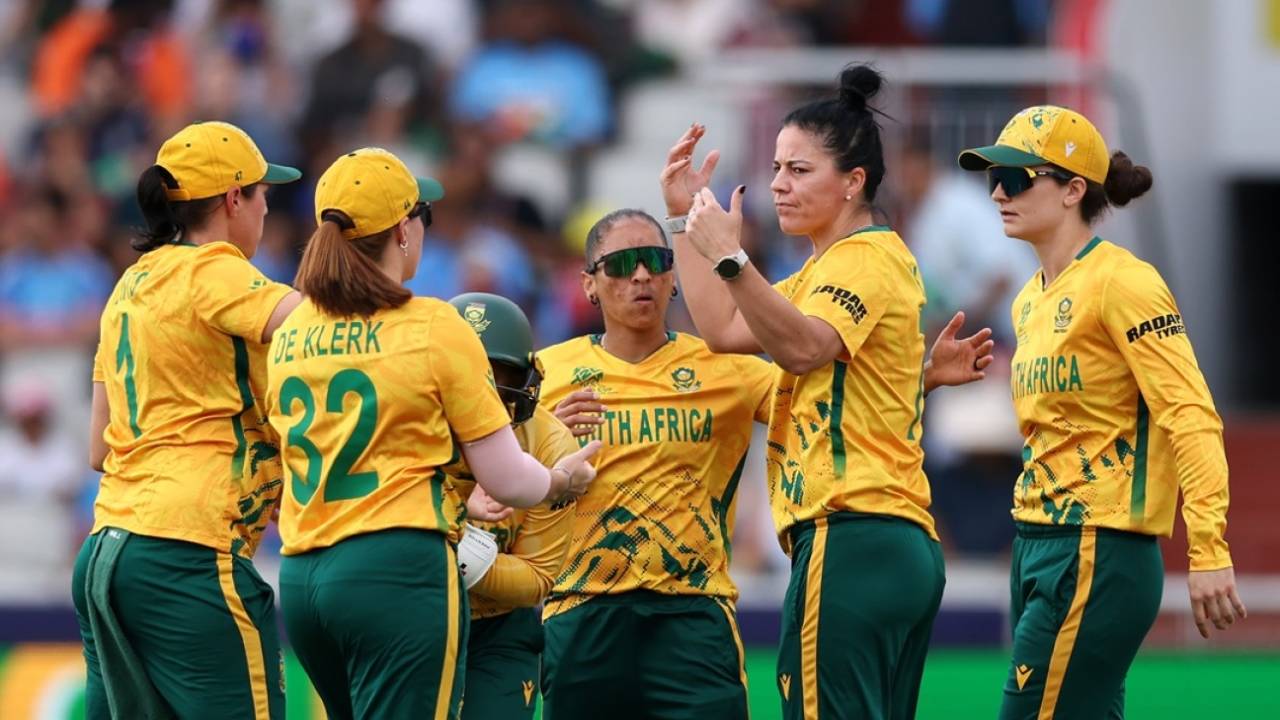 Marizanne Kapp picked up the key wicket of Smriti Mandhana, India vs South Africa, Women's T20 World Cup 2026, Manchester, June 21, 2026