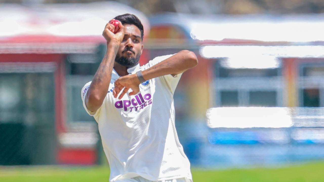 Gurnoor Brar was among the wickets, Sri Lanka A vs India A, 2nd Unofficial Test, Galle, 1st day, July 2, 2026
