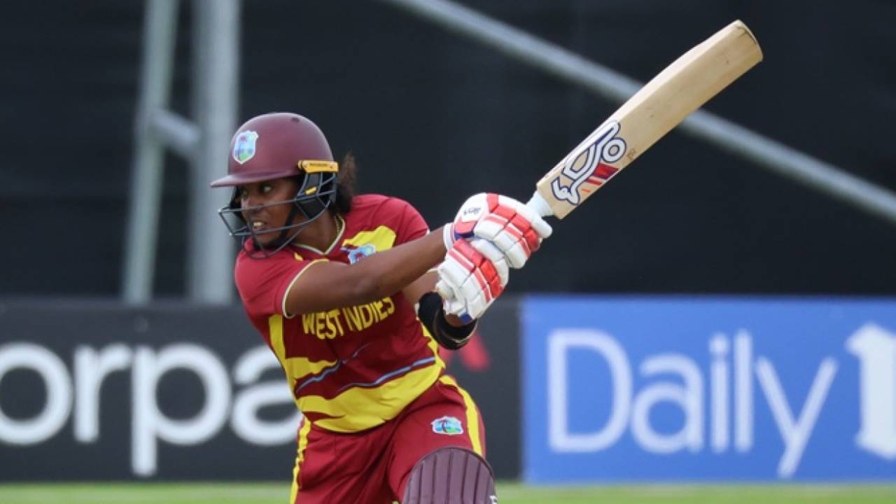 Hayley Matthews hit 159 not out off 123 balls, Ireland vs West Indies, 1st ODI, Bready, July 10, 2026
