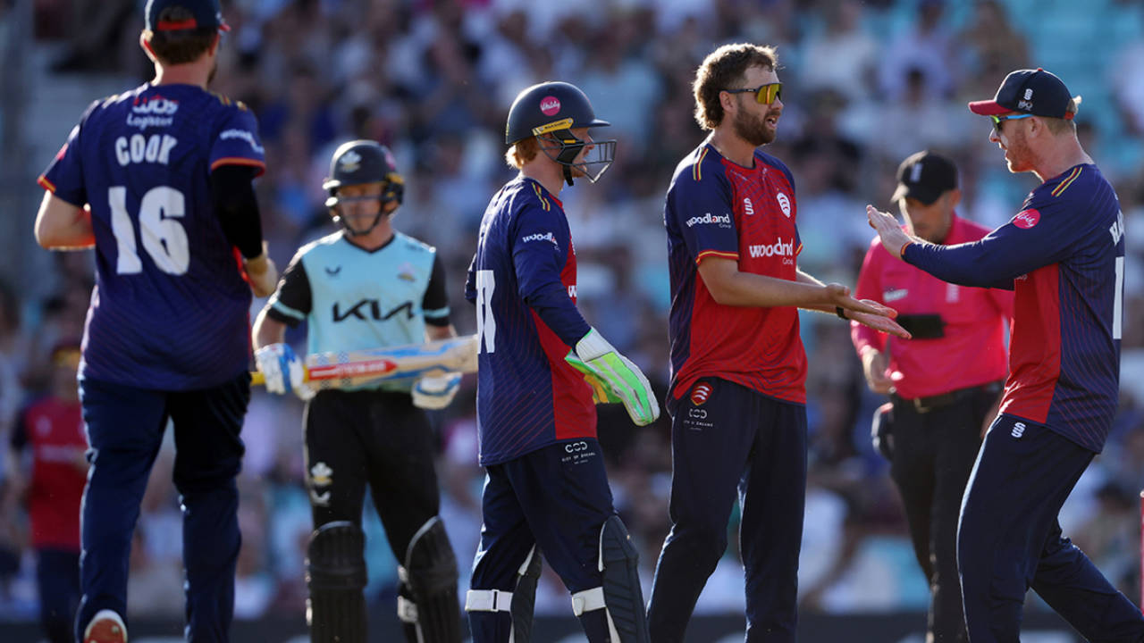 Matt Critchley picked up three wickets, Surrey vs Essex, Men's T20 Blast, The Oval, July 12, 2026