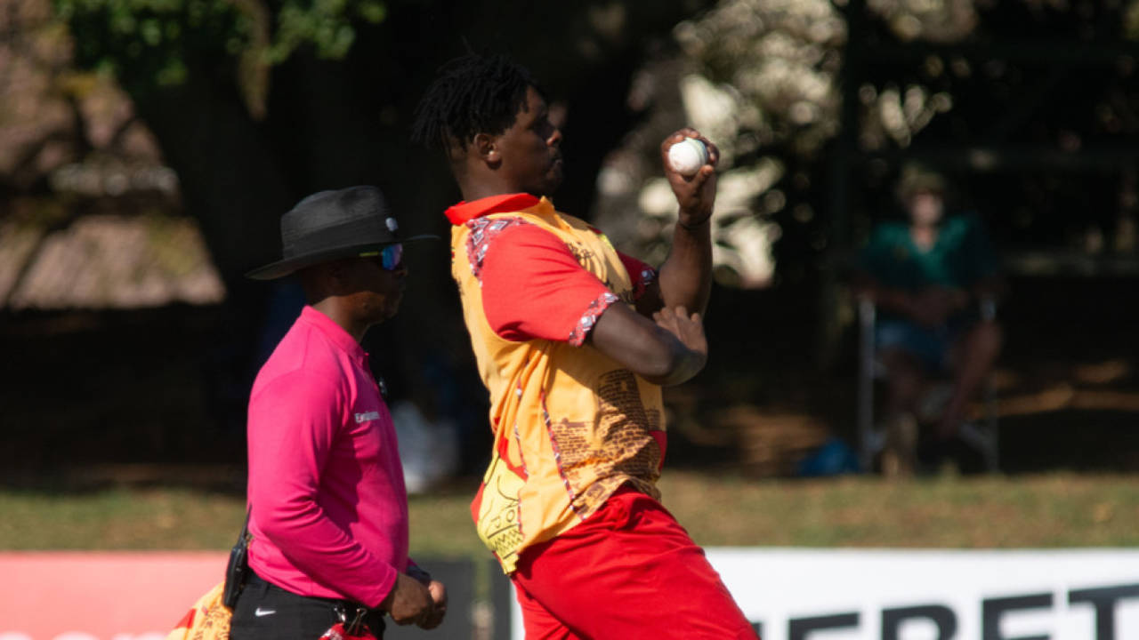 Richard Ngarava picked up four wickets, Zimbabwe vs Bangladesh, 1st T20I, Bulawayo, July 15, 2026