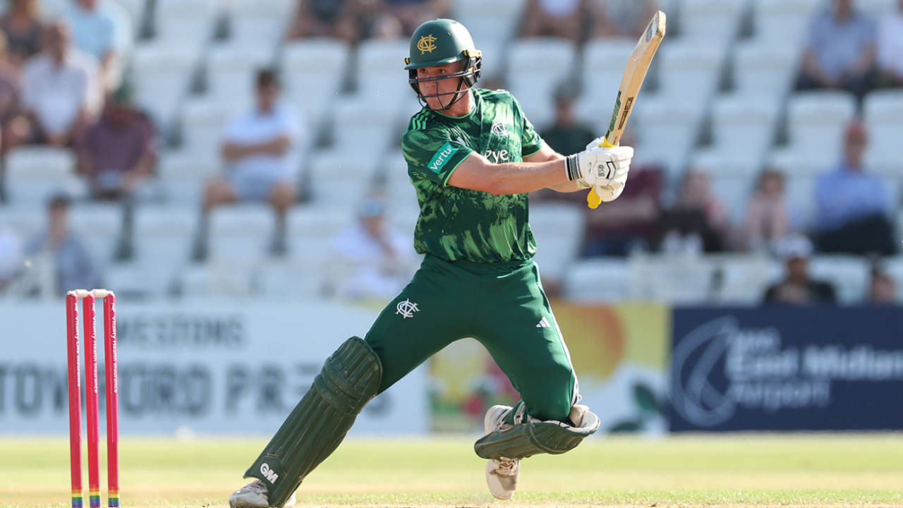 Jack Haynes forces through the off side, Nottinghamshire vs Surrey, Trent Bridge, Men's T20 Blast Quarter Final, July 15, 2026