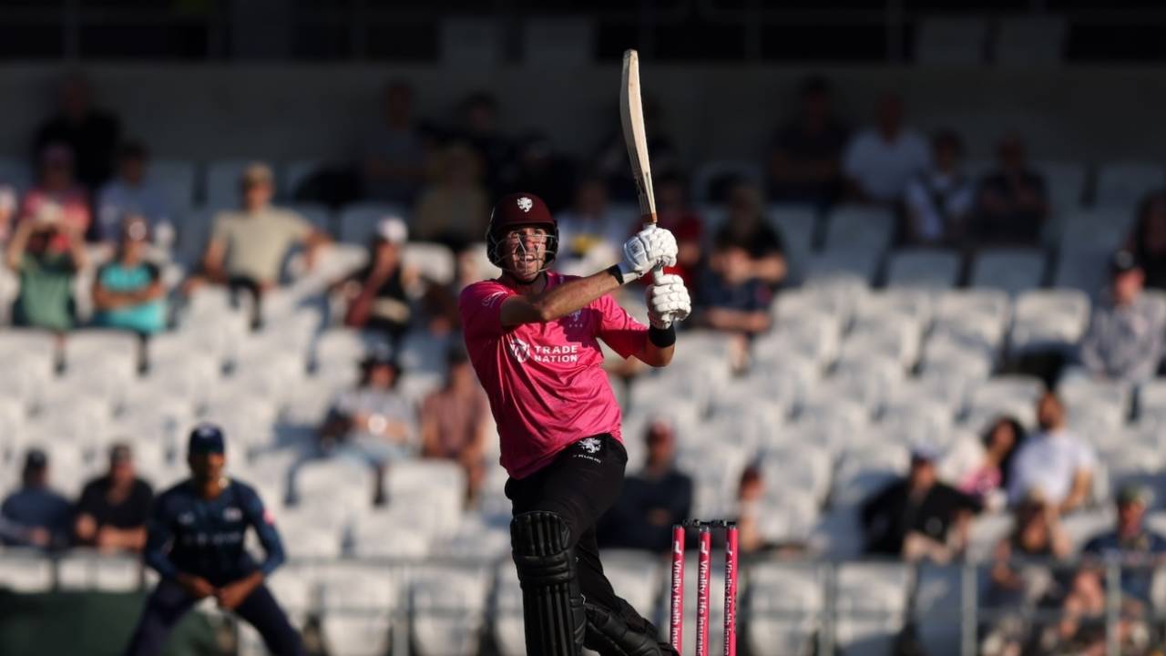 Craig Overton struck a remarkable 82* from 30, Yorkshire vs Somerset, Headingley, Men's T20 Blast quarter-finals, July 15, 2026
