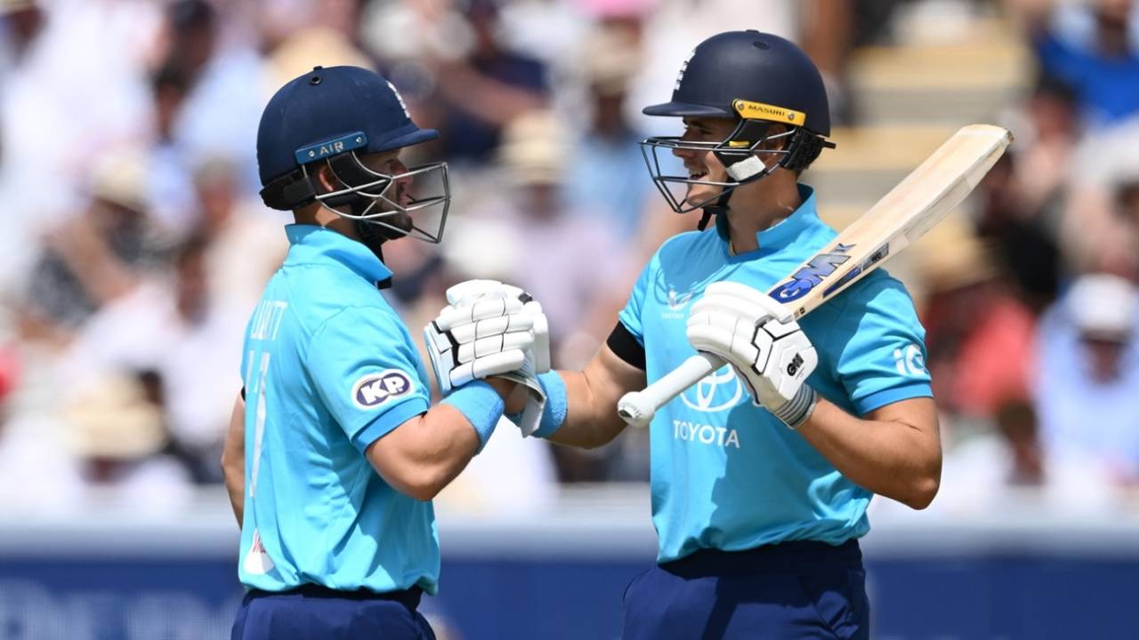 Jacob Bethell and Ben Duckett put on England's first 100-run opening stand since 2023, England vs India, 3rd ODI, Lord's, London, July 19, 2026