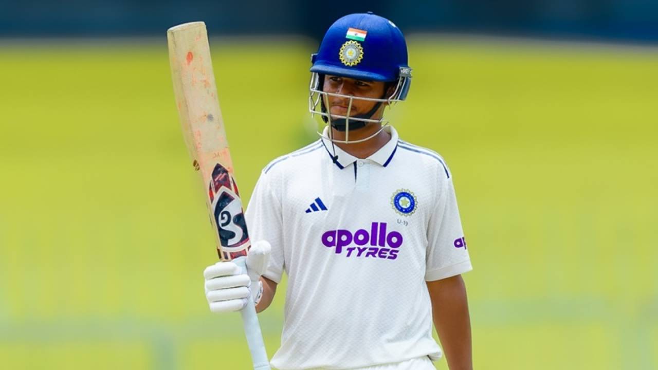 Yashbardhan Chauhan hit a quick fifty, Sri Lanka Under-19 vs India Under-19, 2nd Youth Test, Colombo (RPS), 1st day, July 20, 2026