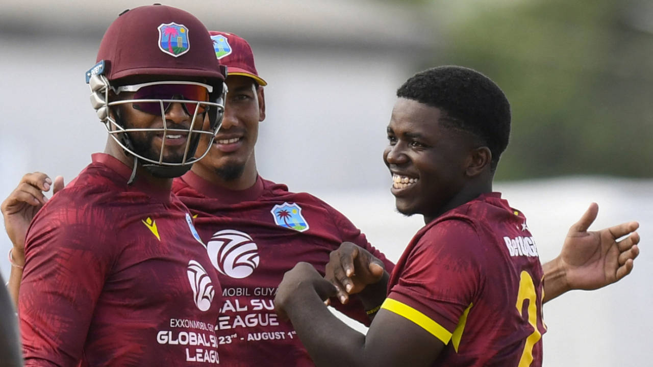 Vitel Lawes had the batters in two minds, West Indies vs New Zealand, 5th ODI, Bridgetown, July 21, 2026