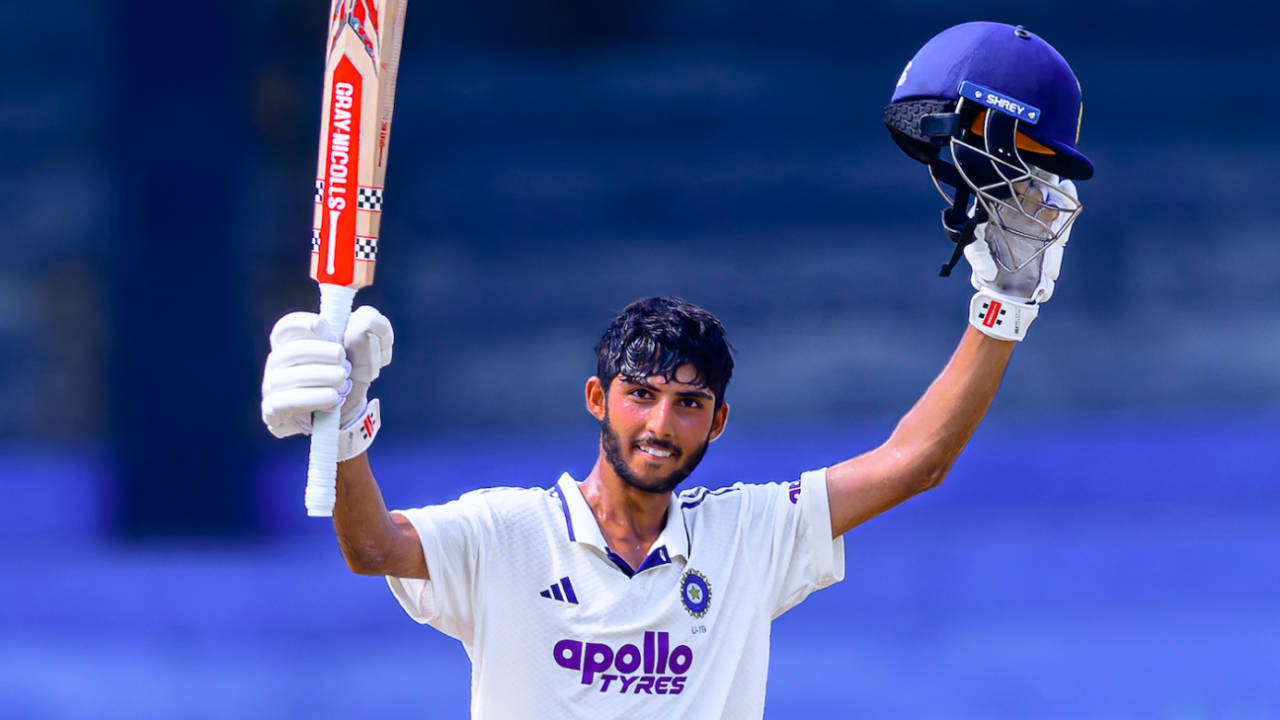 Lakshya Raichandani tonned up in the second innings, Sri Lanka Under-19 vs India Under-19, 2nd Youth Test, 3rd day, Colombo, July 22, 2026