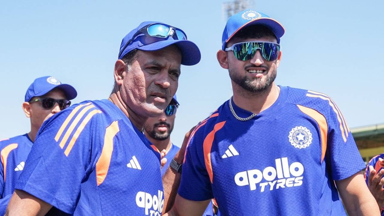 Ashok Sharma was handed his debut T20I cap, India vs Zimbabwe, 1st T20I, Harare, July 23, 2026