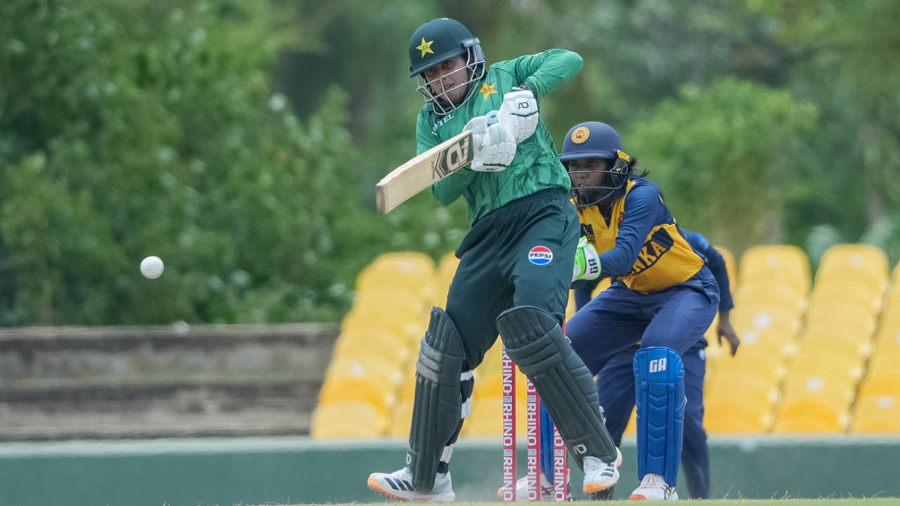 Ayesha Zafar made a match-winning 39, Sri Lanka vs Pakistan, 3rd Women's T20I, Dambulla, August 4, 2026