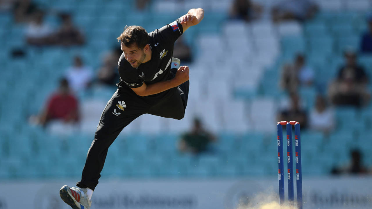 Tom Lawes took four wickets, Surrey vs Kent, The Oval, Metro Bank One-Day Cup, August 5, 2026