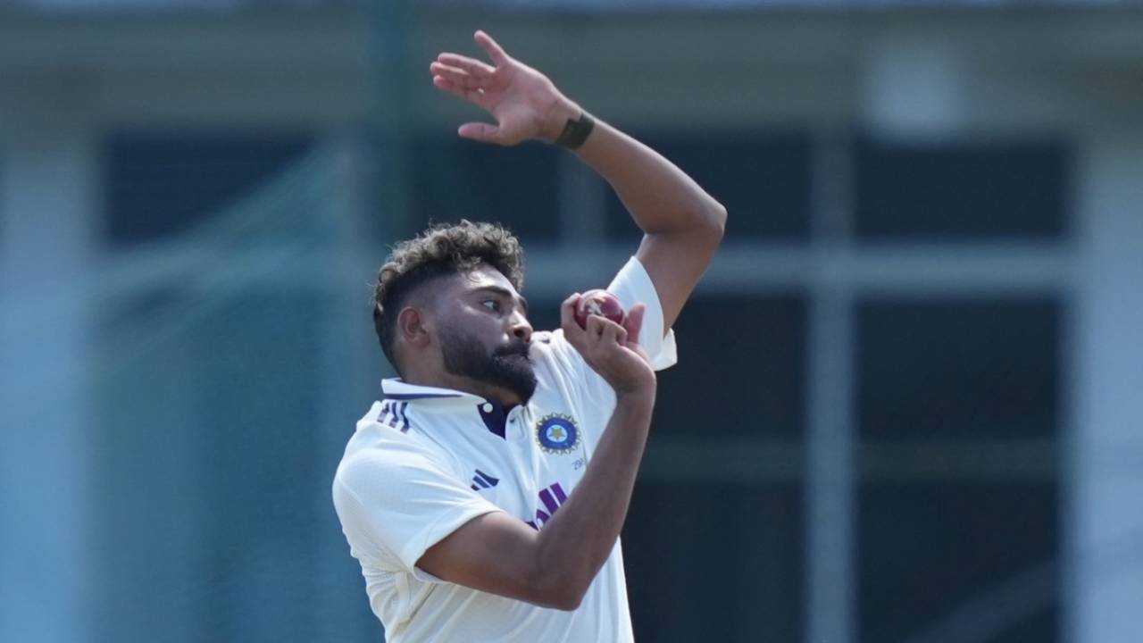 Mohammed Siraj returned to action after a two-month gap, Sri Lanka Cricket XI vs India, Tour match, 1st day, Colombo, August 7, 2026