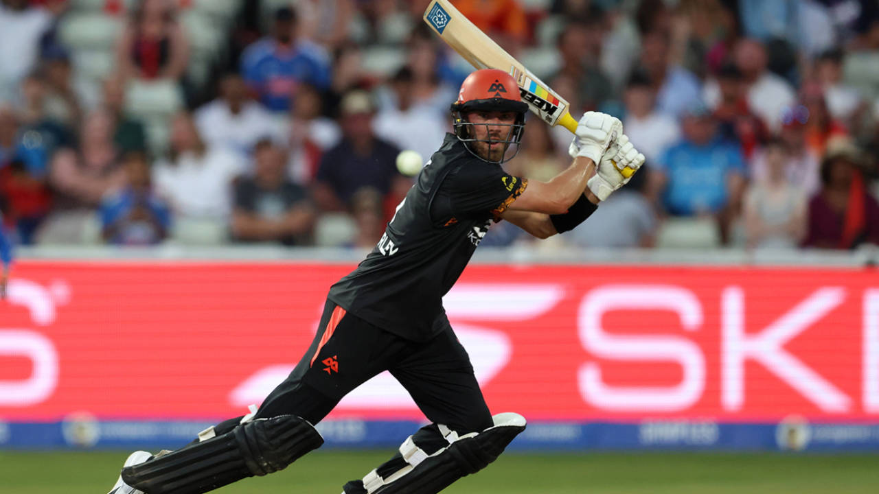 Joe Weatherley slaps through the off side, Birmingham Phoenix vs MI London, Edgbaston, The Hundred (Men's), August 12, 2026