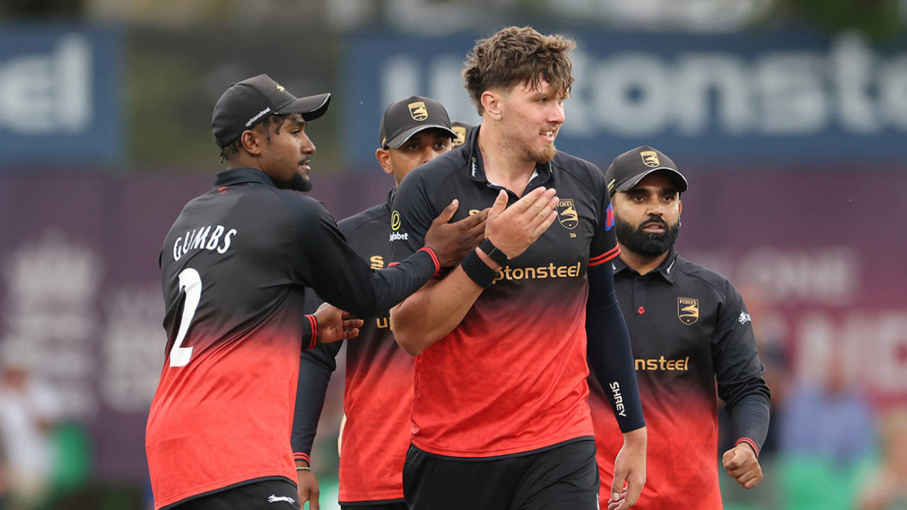 Alex Green took 4 for 40, Leicestershire vs Nottinghamshire, Metro Bank One Day Cup semi-final, Grace Road, August 16, 2026