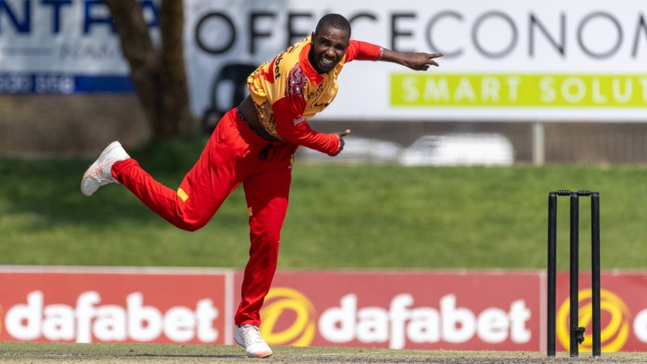 Wessly Madhevere bagged 3 for 20, South Africa vs Zimbabwe, Namibia T20I tri-series, Windhoek, September 1, 2026