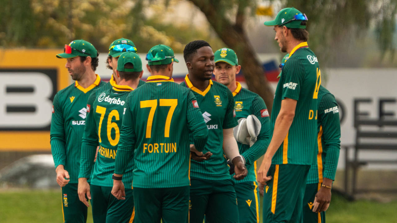 Kwena Maphaka removed two top-order batters, Namibia vs South Africa, 1st ODI, Windhoek, September 9, 2026