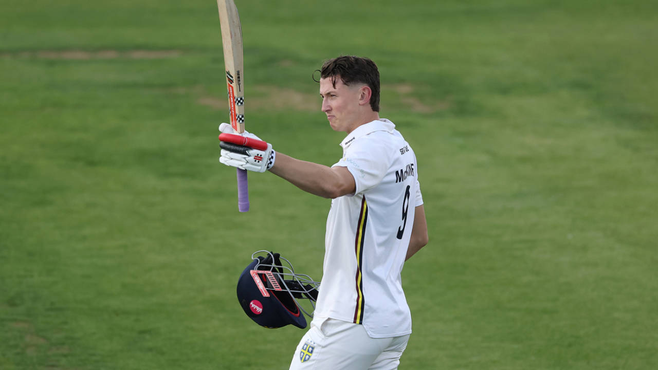 Ben McKinney made his third hundred of the season, Durham vs Middlesex, County Championship, Division Two, Chester-le-Street, September 9, 2026