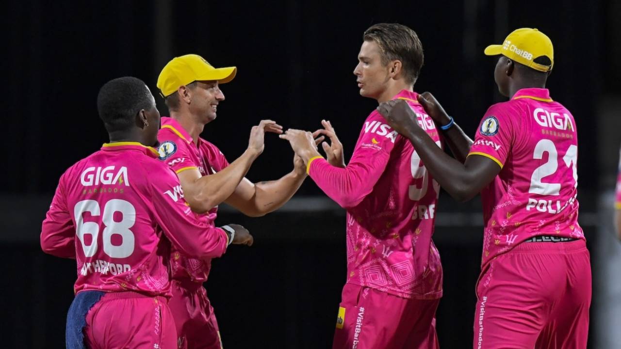 Chris Green picked up four wickets, Barbados Tridents vs St Kitts and Nevis Patriots, CPL 2026, Bridgetown, September 10, 2026