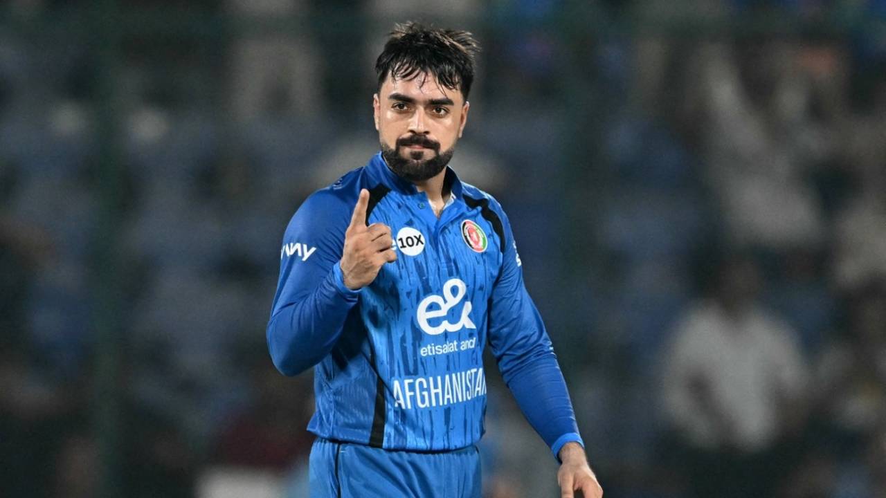 Rashid Khan was the pick of the bowlers with three wickets, Afghanistan vs India, 2nd T20I, New Delhi, September 15, 2026