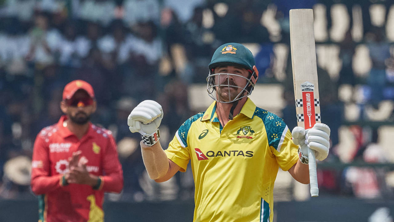Travis Head sped to a 75-ball century, Zimbabwe vs Australia, 2nd ODI, Harare, September 18, 2026