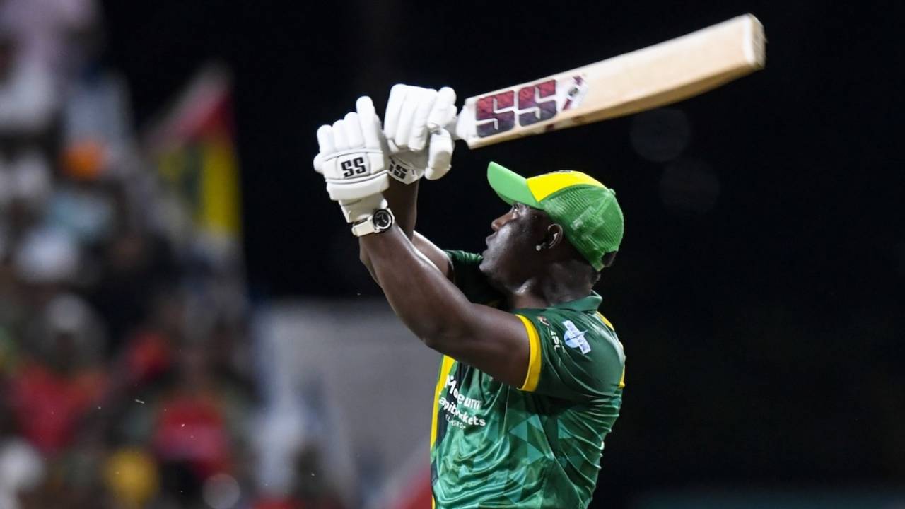 Rovman Powell dealt almost exclusively in big hits, Guyana Amazon Warriors vs Jamaica Kingsmen, CPL 2026 Qualifier 2, Bridgetown, September 18, 2026