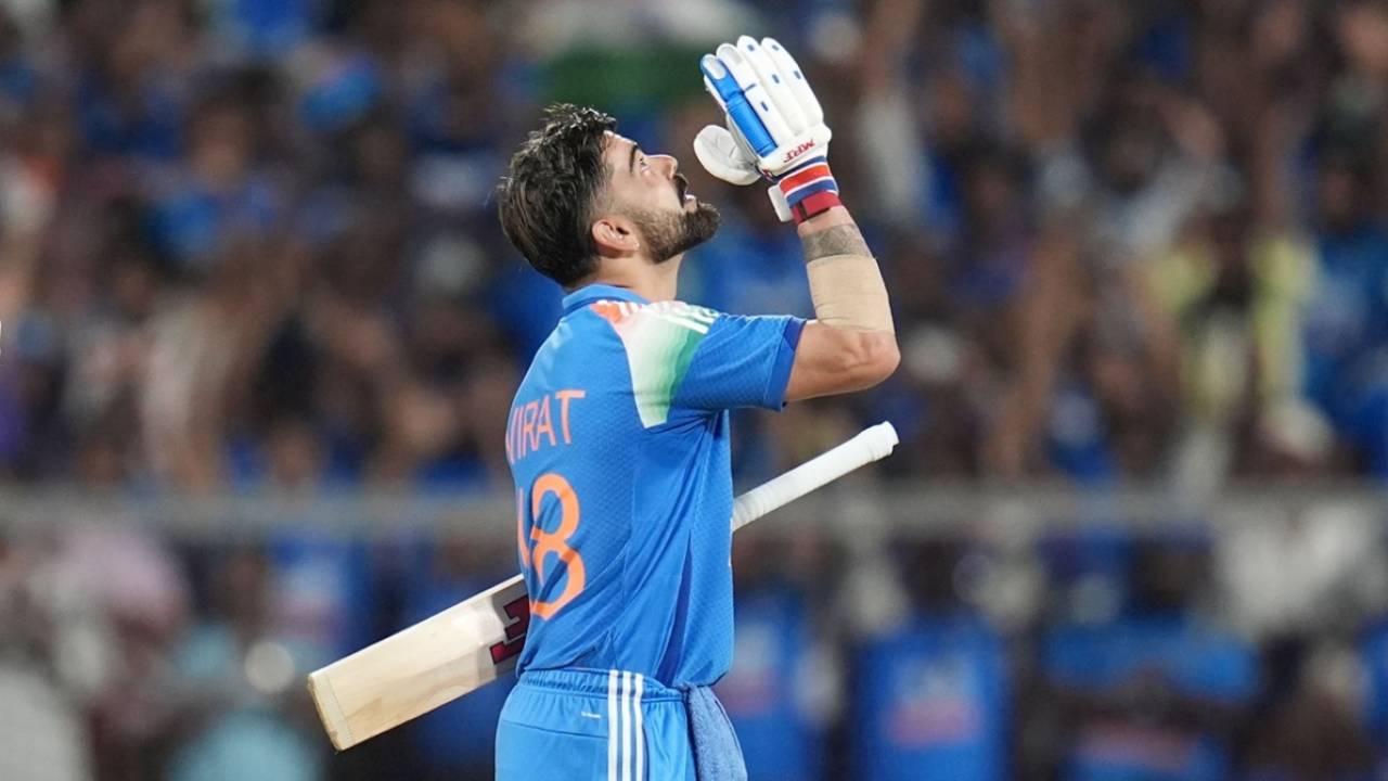 Virat Kohli brought up his 55th ODI century, India vs West Indies, 1st ODI, Thiruvananthapuram, September 27, 2026