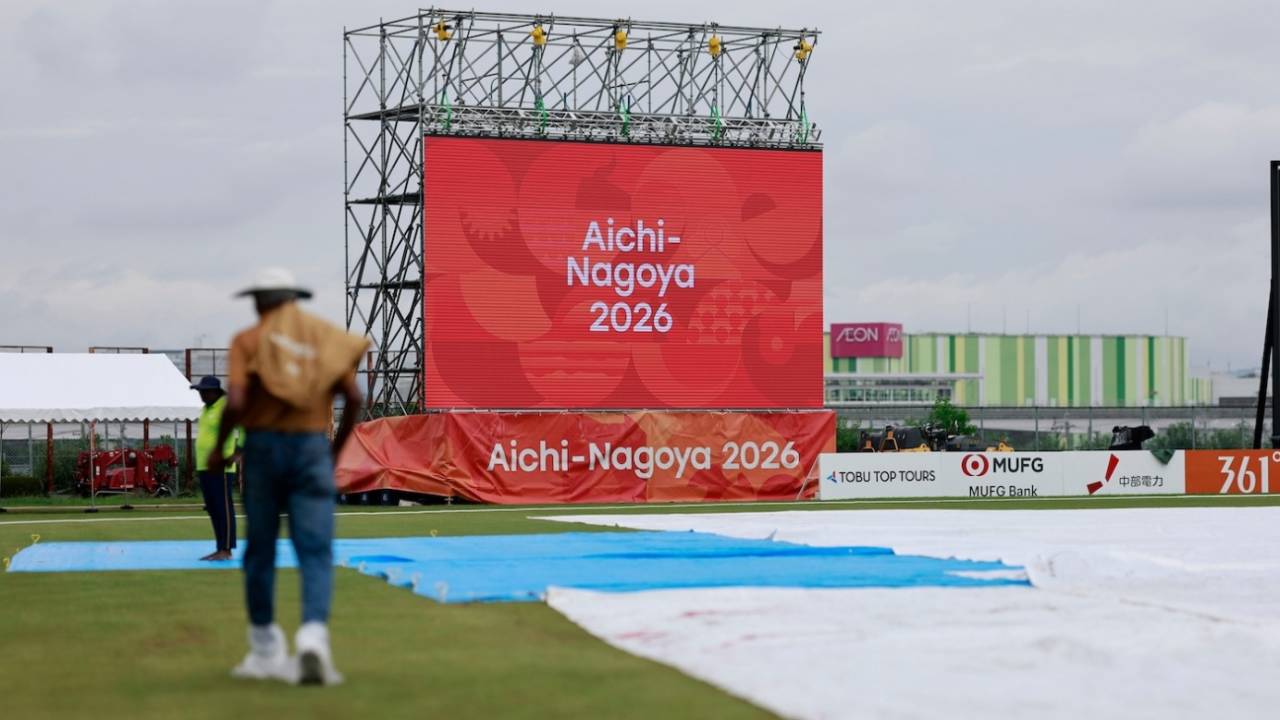 Rain has been a constant for the past few days, Afghanistan vs India, Asian Games men's competition, Nisshin, September 27, 2026