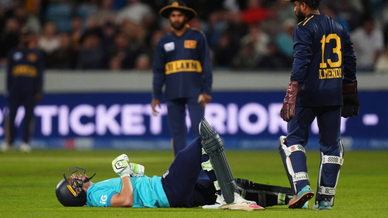 Jos Buttler's hamstring injury has yet to be fully assessed, but he is set to miss this winter's ODI tours, England vs Sri Lanka, 2nd ODI, Headingley, September 24, 2026