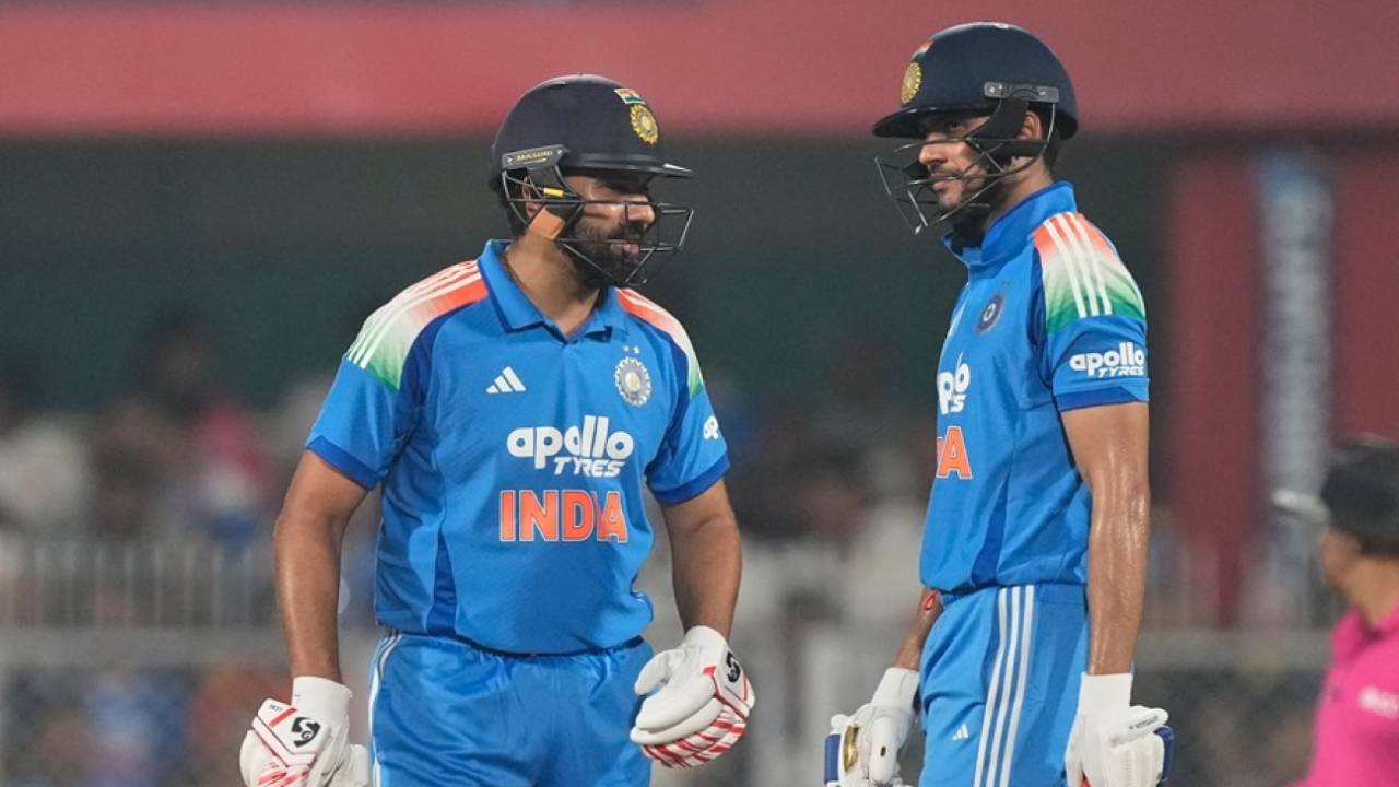 Rohit Sharma and Shubman Gill brought up successive 100-plus stands, India vs West Indies, 2nd ODI, Guwahati, September 30, 2026