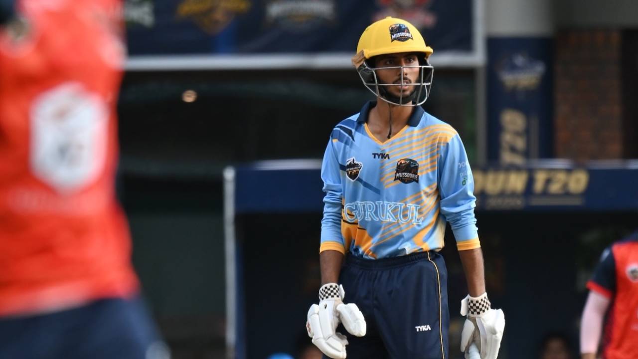 Lakshya Raichandani waits for his share of the action
