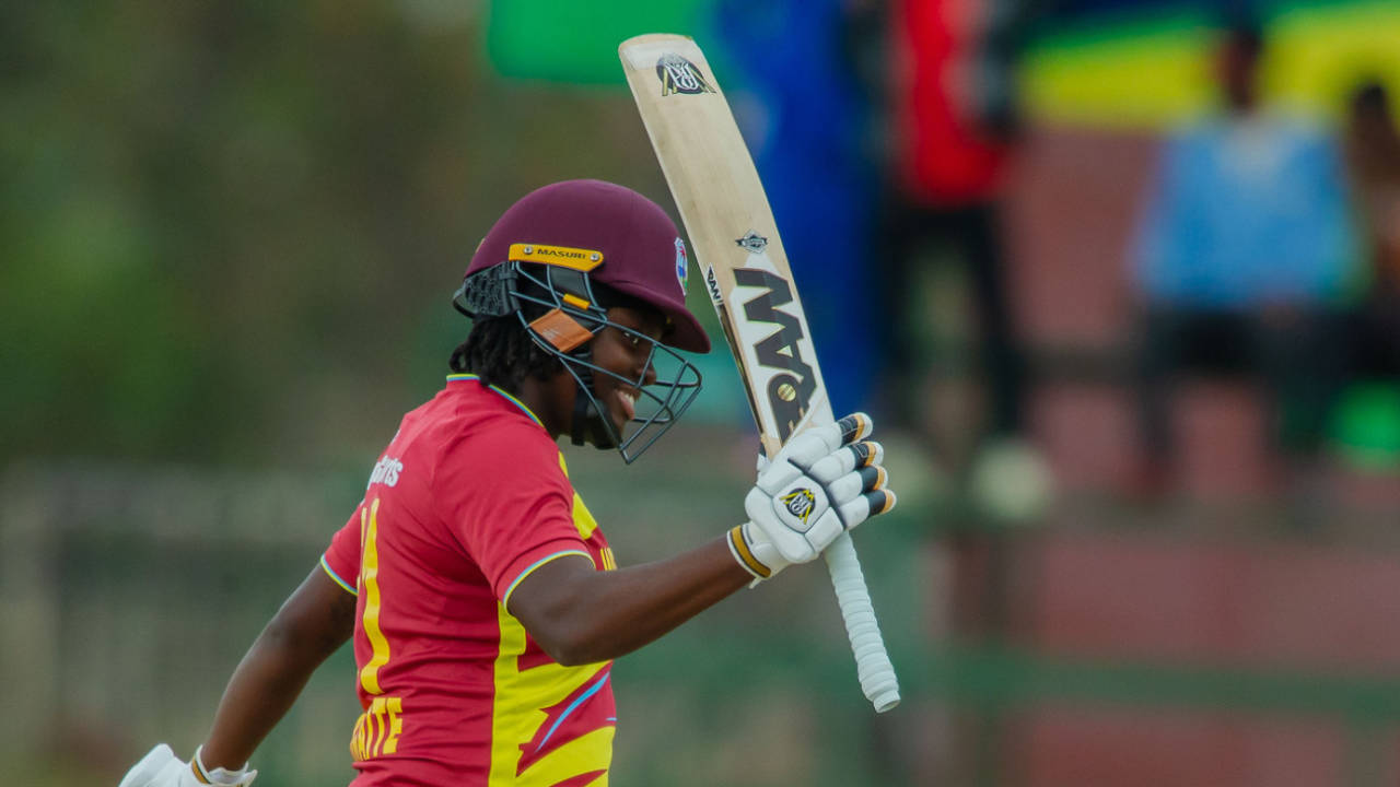 Eboni Brathwaite made a rapid half-century in the powerplay, Zimbabwe Women vs West Indies Women, 2nd T20I, Harare, October 5, 2026