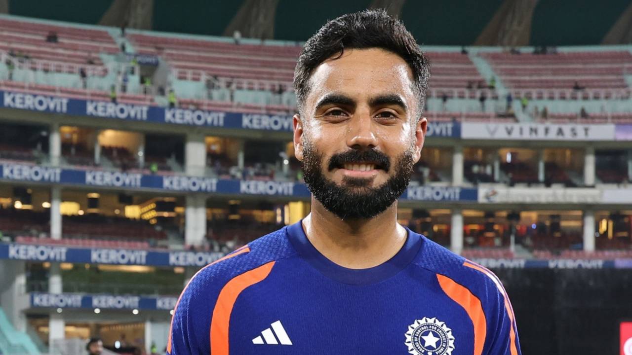 Naman Dhir got his T20I cap from his Punjab team-mate Arshdeep Singh, India vs West Indies, 1st T20I, Lucknow, October 6, 2026