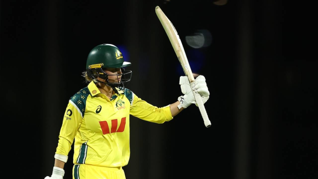 Phoebe Litchfield led the chase with a half-century, Australia vs Bangladesh, 1st ODI, Brisbane, October 9, 2026