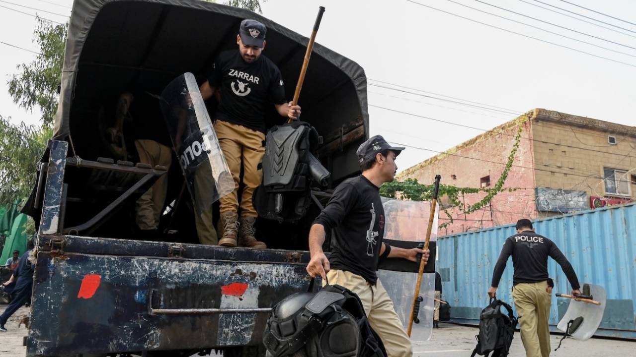 There is heavy security deployment in the Khyber Pakhtunkhwa region, Peshawar, October 11, 2026