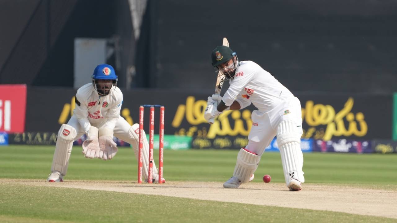 Litton Das batted aggressively, Afghanistan vs Bangladesh, Only Test, Abu Dhabi, 4th day, October 12, 2026