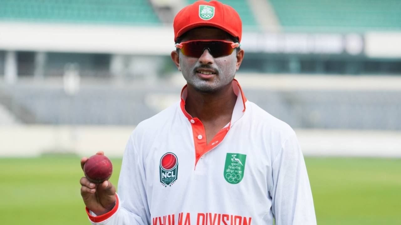 Mahedi Hasan took six wickets and scored a century for Khulna against Rajshahi in the NCL