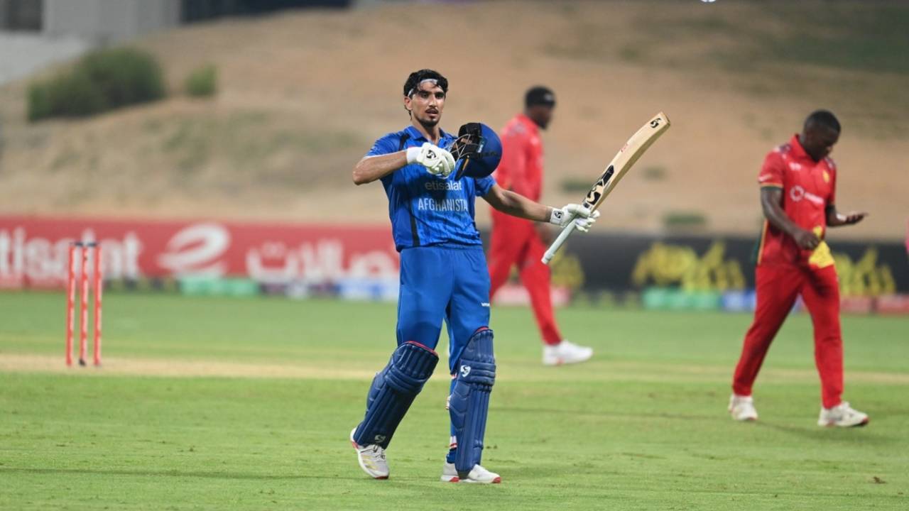 Sediqullah Atal made 102 against Zimbabwe, Afghanistan vs Zimbabwe, Tri-series, Abu Dhabi, October 19, 2026