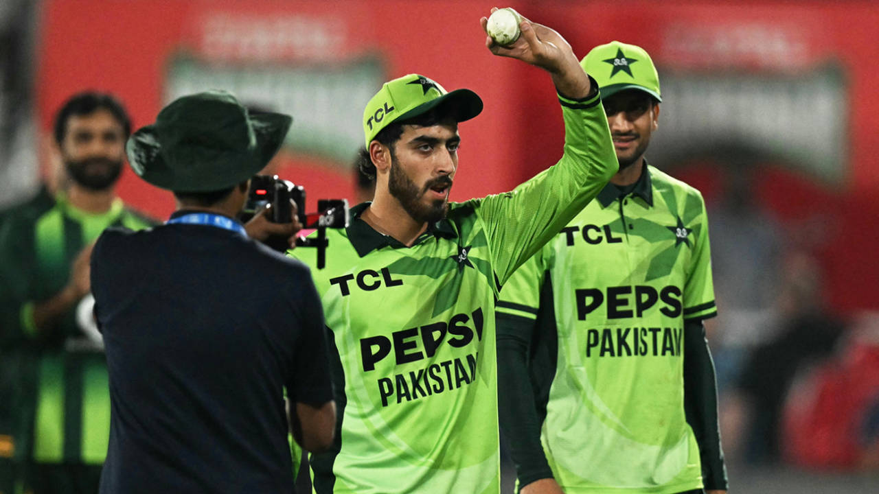 Arafat Minhas walked off with a six-wicket haul and a run-out, Pakistan vs England, Tri-series, Rawalpindi, October 20, 2026