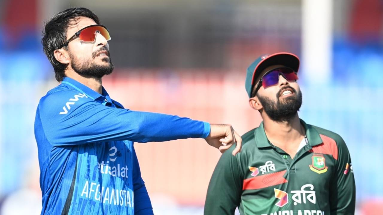 Bangladesh captain Towhid Hridoy opted to bat against Rahmat Shah's Afghanistan, Afghanistan vs Bangladesh, Tri-series, Sharjah, October 21, 2026