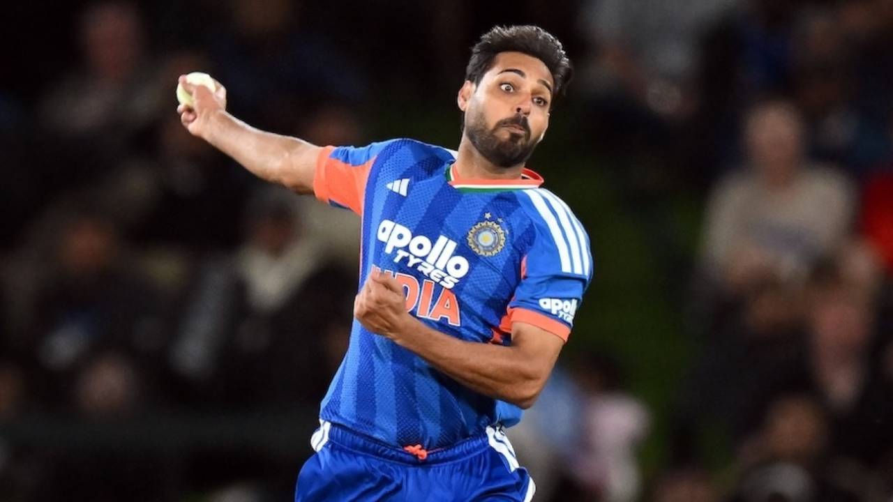 Bhuvneshwar Kumar went for 0 for 49 on his India comeback, New Zealand vs India, 1st T20I, Christchurch, October 22, 2026