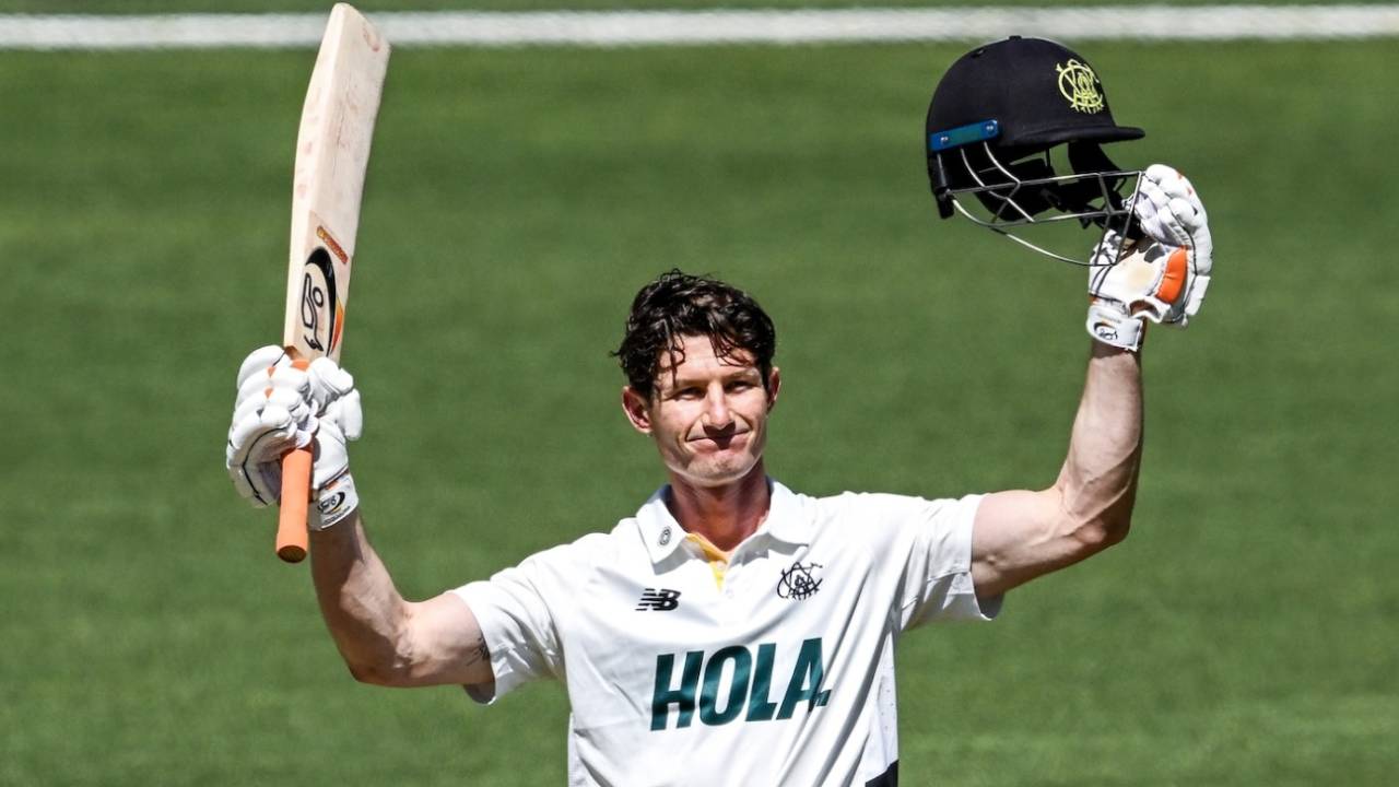 Cameron Bancroft brought up a fine century, South Australia vs Western Australia, Sheffield Shield, 1st day, Adelaide, October 28, 2026