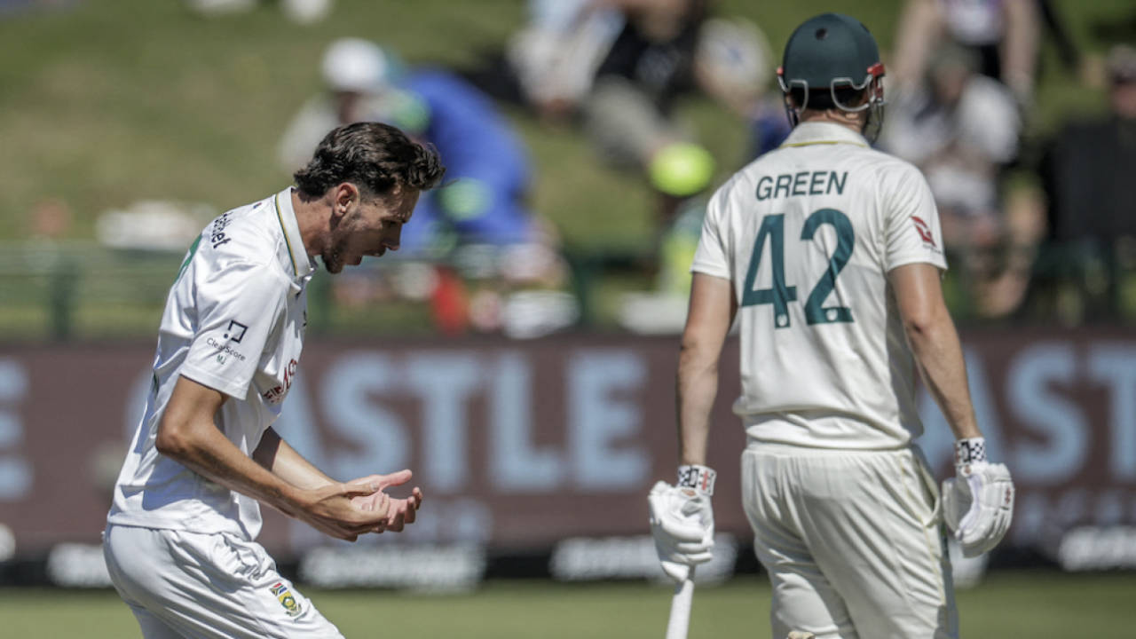 Marco Jansen got Cameron Green soon after getting Matt Renshaw, South Africa vs Australia, 3rd Test, Cape Town, 2nd Day, October 28, 2026