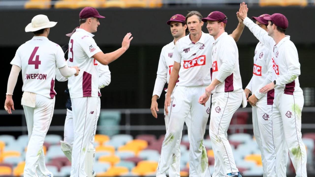 Cameron Gannon took another five wicket haul, Queensland vs Victoria, Sheffield Shield, Gabba,  October 31, 2026