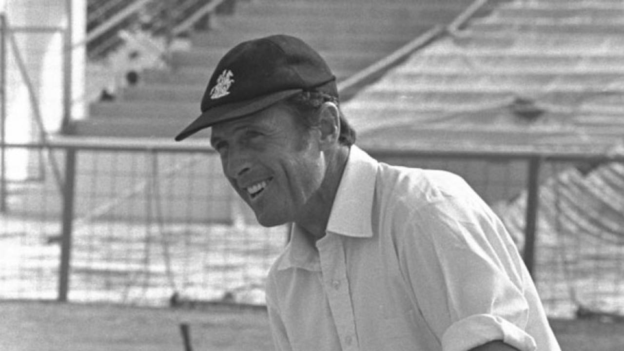 Geoffrey Boycott prepares for his first Test as captain of England, Pakistan v England, Karachi, January 17, 1978