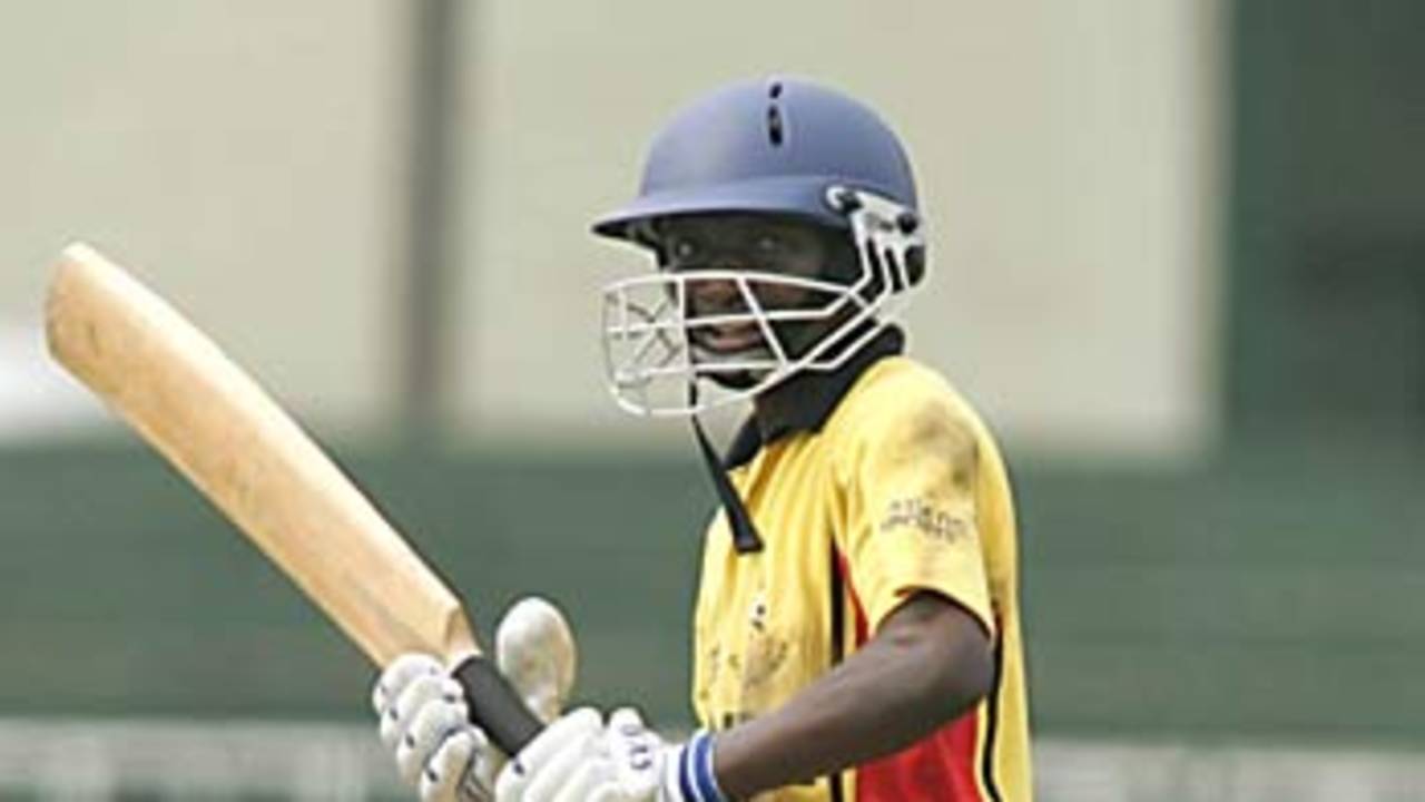 Emmanuel Nakaana of Uganda, at 14 the youngest player in the U-19 World Cup, Colombo, February 11, 2006