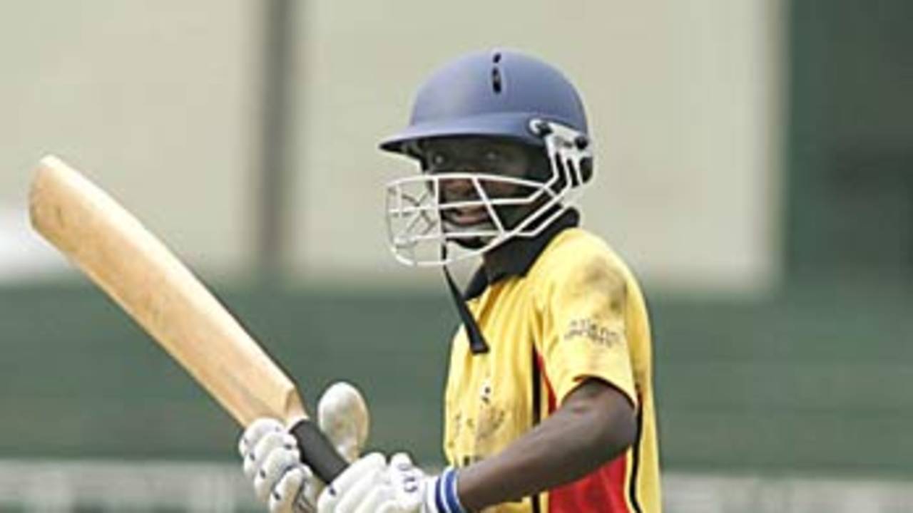 Emmanuel Nakaana of Uganda, at 14 the youngest player in the U-19 World Cup, Colombo, February 11, 2006