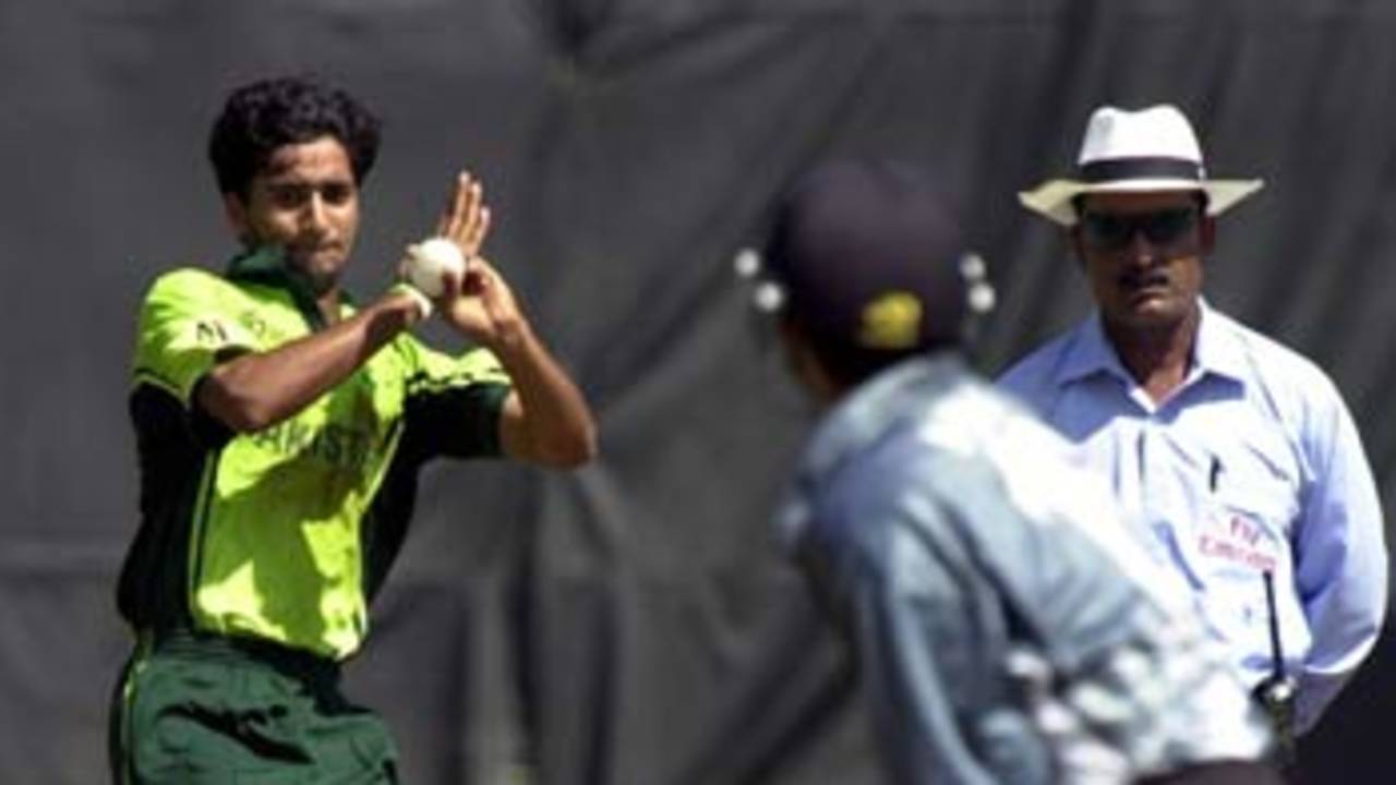 Jamshed Ahmed in action 