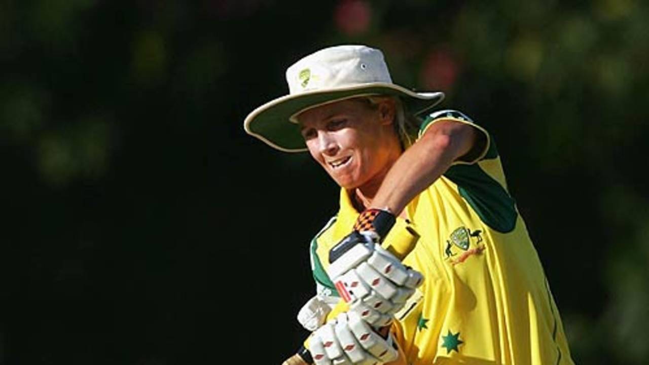 Julie Hayes scored a run-a-ball 36 to take Australia to victory