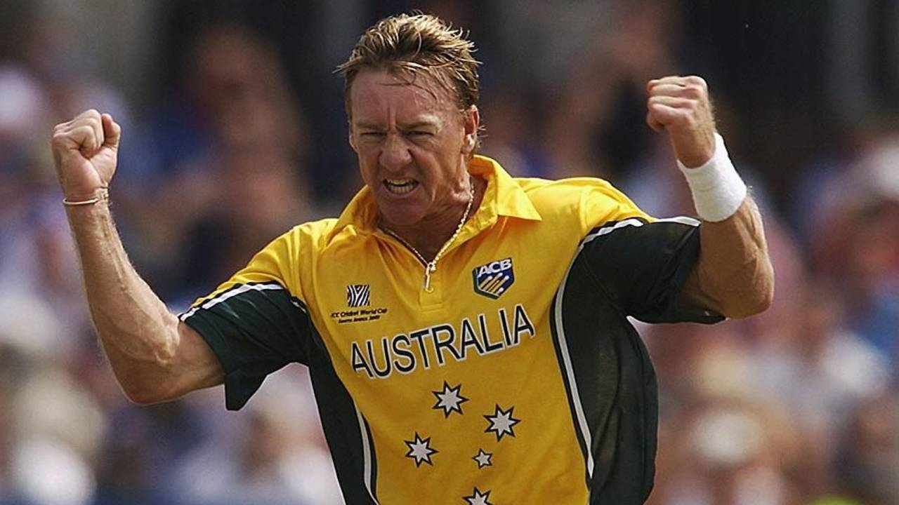Andy Bichel destroyed England with 7 for 20, Australia v England, 37th match, Port Elizabeth, March 2, 2003